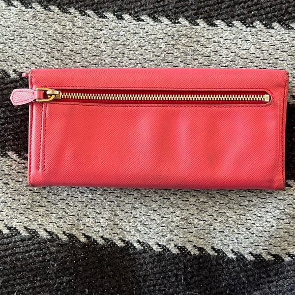 Prada long wallet coral color - Picture 6 of 9